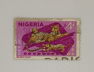 NIGERIA LEOPARDS STAMP
