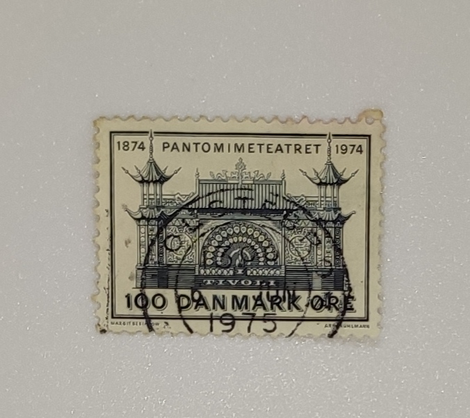 DANMARK STAMP Pantomime theater 1974