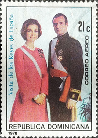Republica Dominicana Visita de los Reyes de España año 1976