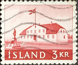 ISLAND STAMPS government building of postage stamps