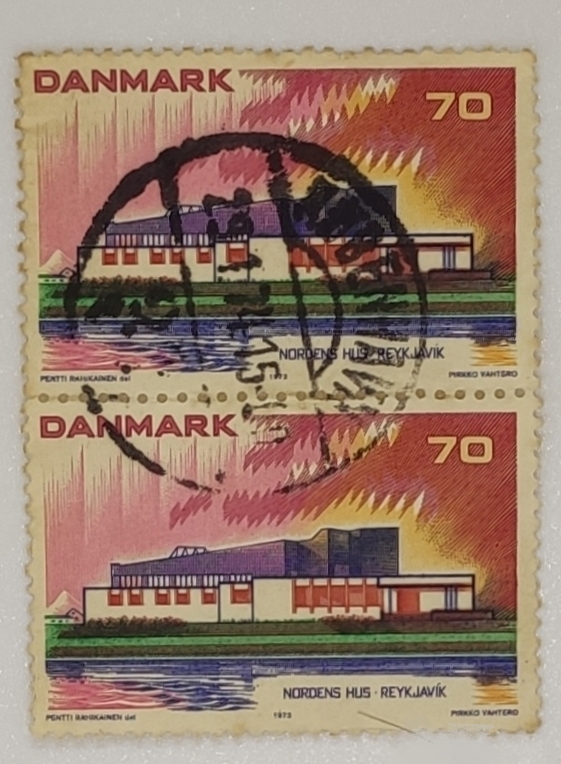 DANMARK STAMP Nordens Hus Reykjavik