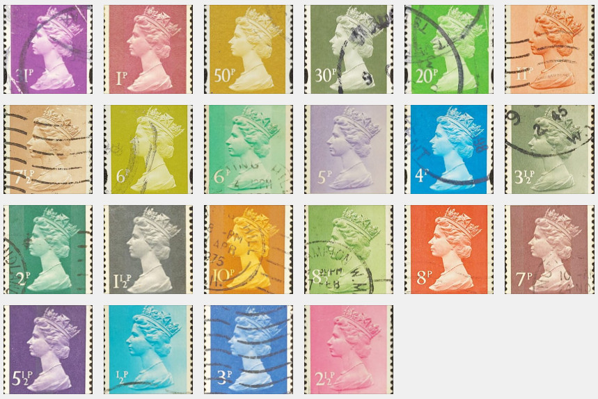 Queen Elizabeth II - Decimal Machin