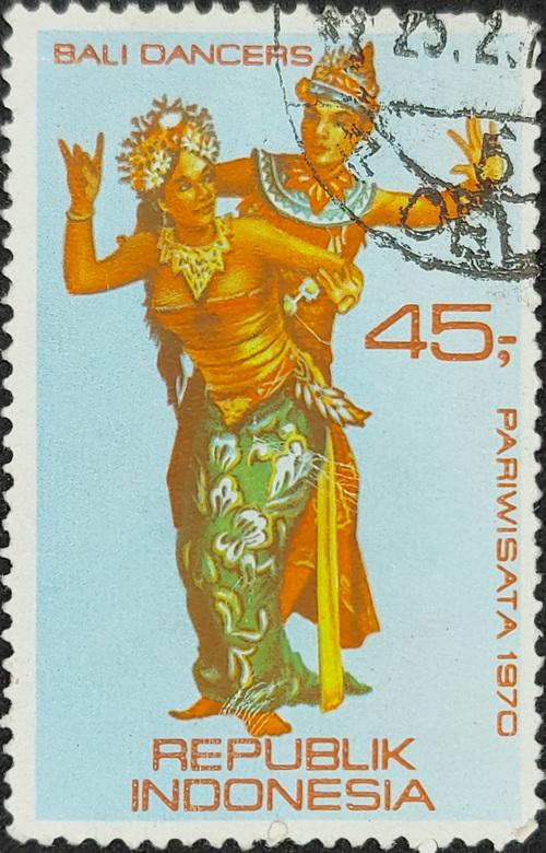 BALI DANCERS PARIWISATA 1970