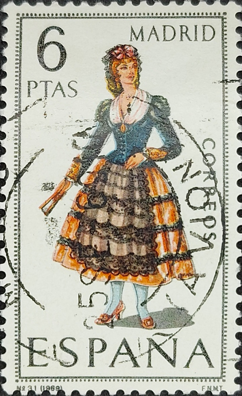 SPAIN COSTUMES MADRID CORREOS