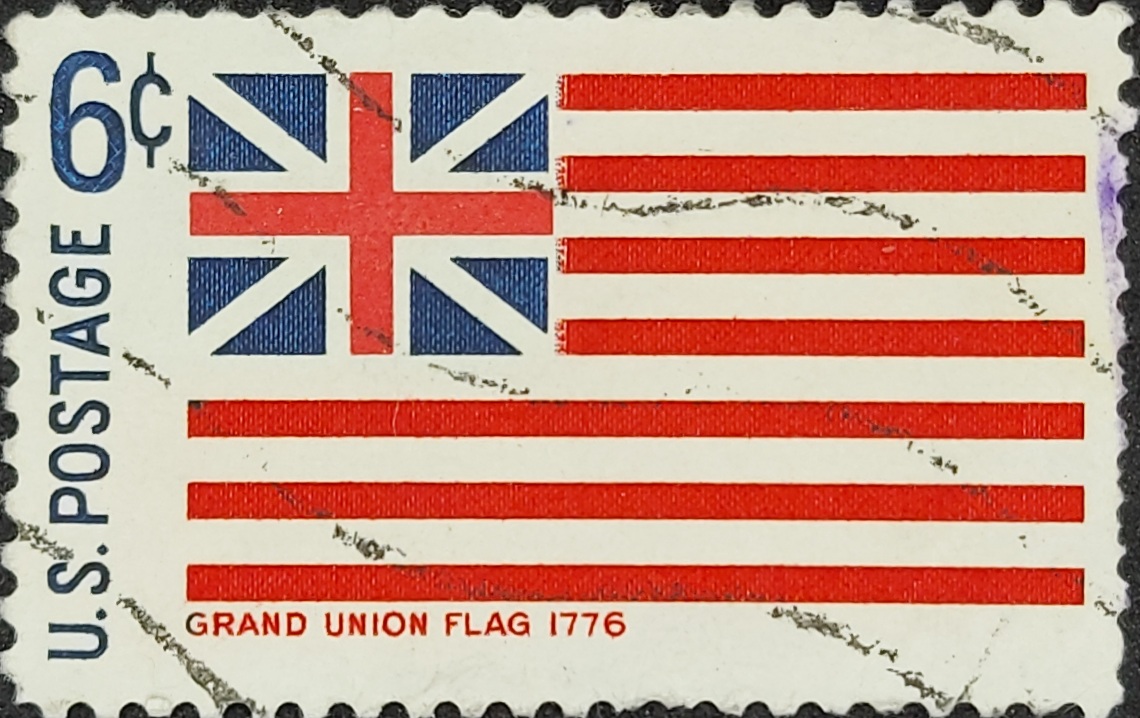 USA STAMP-GRAND UNION FLAG 1776