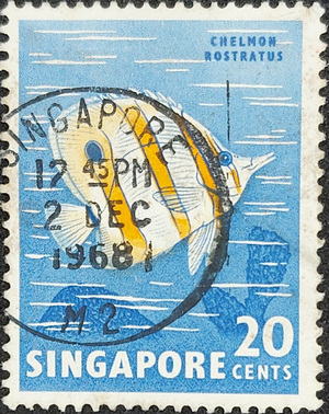 SINGAPORE STAMP 20 CENTS