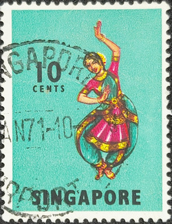 SINGAPORE OLD STAMP