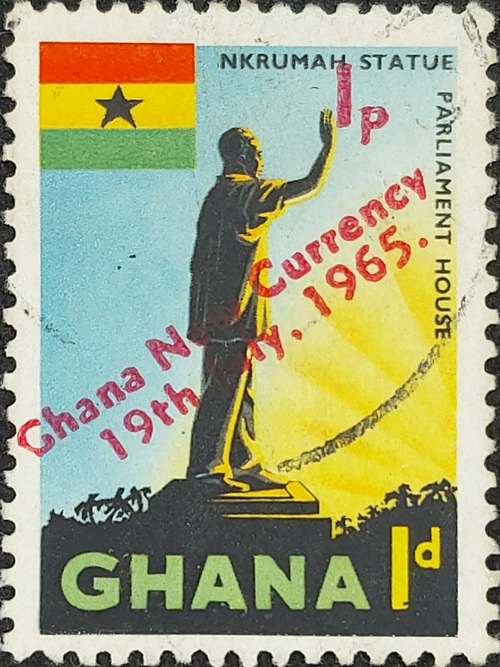 GHANA NKRUMAH STATUE PARLIAMENT HOUSE