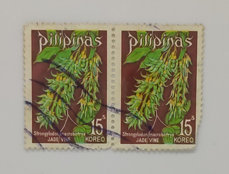 PILIPINAS STAMPS Strongylodon macrobotrys JADE VINE