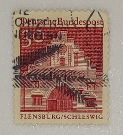 POSTED INDEUTSCHE BUNDESPOST STAMP