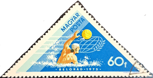 BELGRADE 1973 triangular stamps