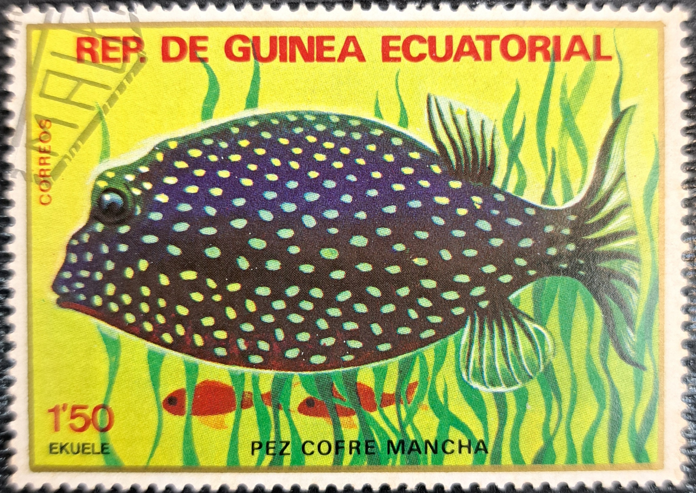 REP.DE GUINEA ECUATORIAL PEX COFRE MANCHA