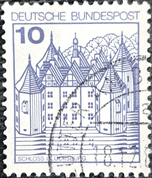 DEUTSCHE BUNDESPOST SCHLOSS GLUCKSBURG