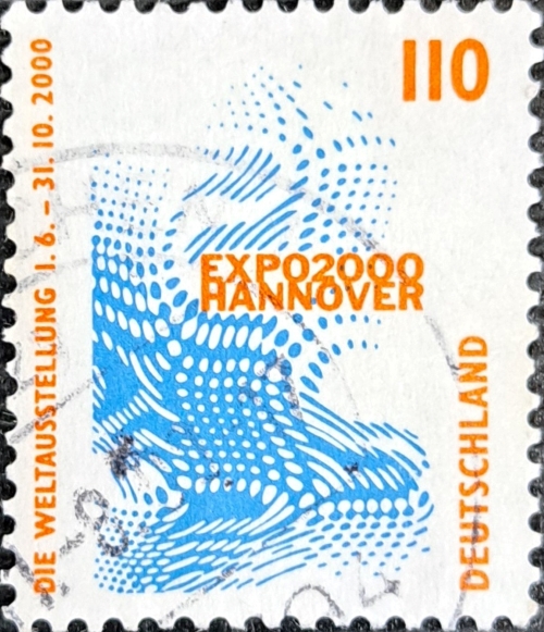 DEUTSCHE BUNDESPOST EXPO 2000 HANNOVER DIE WELTAUSSTELLUNG 1.6.-31.10.2000