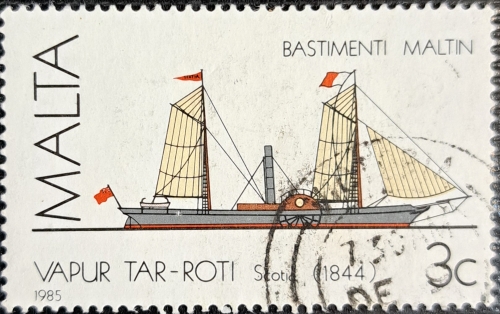VAPUR TAR-ROTI (1844) BASTIMENTI MALTIN