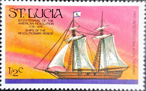 FIRST UNITED STATES WAR VESSEL 'THE HANNA'